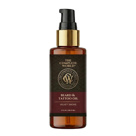 BEARD & TATTOO OIL Velvet Smoke 2oz Grooming/Skin Care By The Complete World