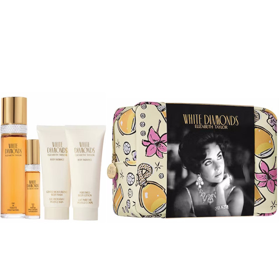 White Diamonds by Elizabeth Taylor 4 Pc Eau De Toilette Gift Set